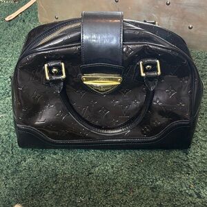 Vintage glossy monogram bag